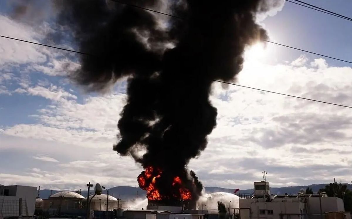حمله ایران به پالایشگاه حیفا