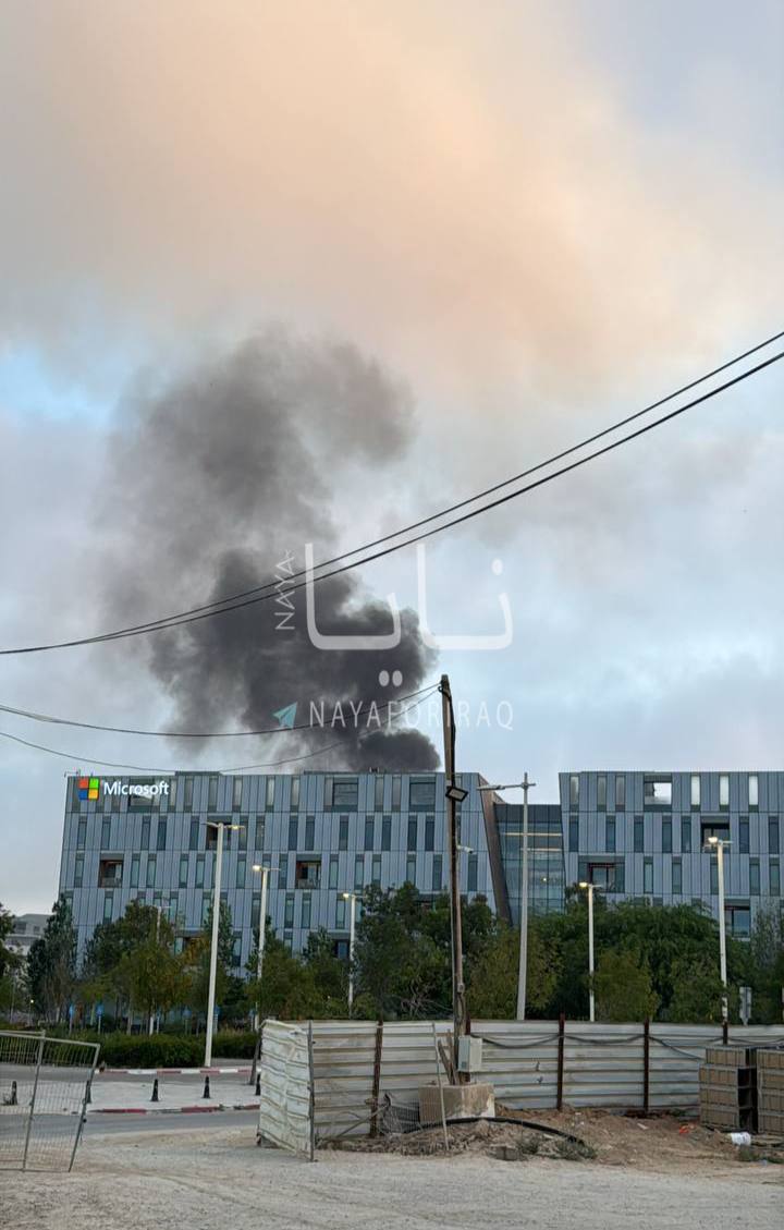 محل اصابت موشک ایران در اسرائیل