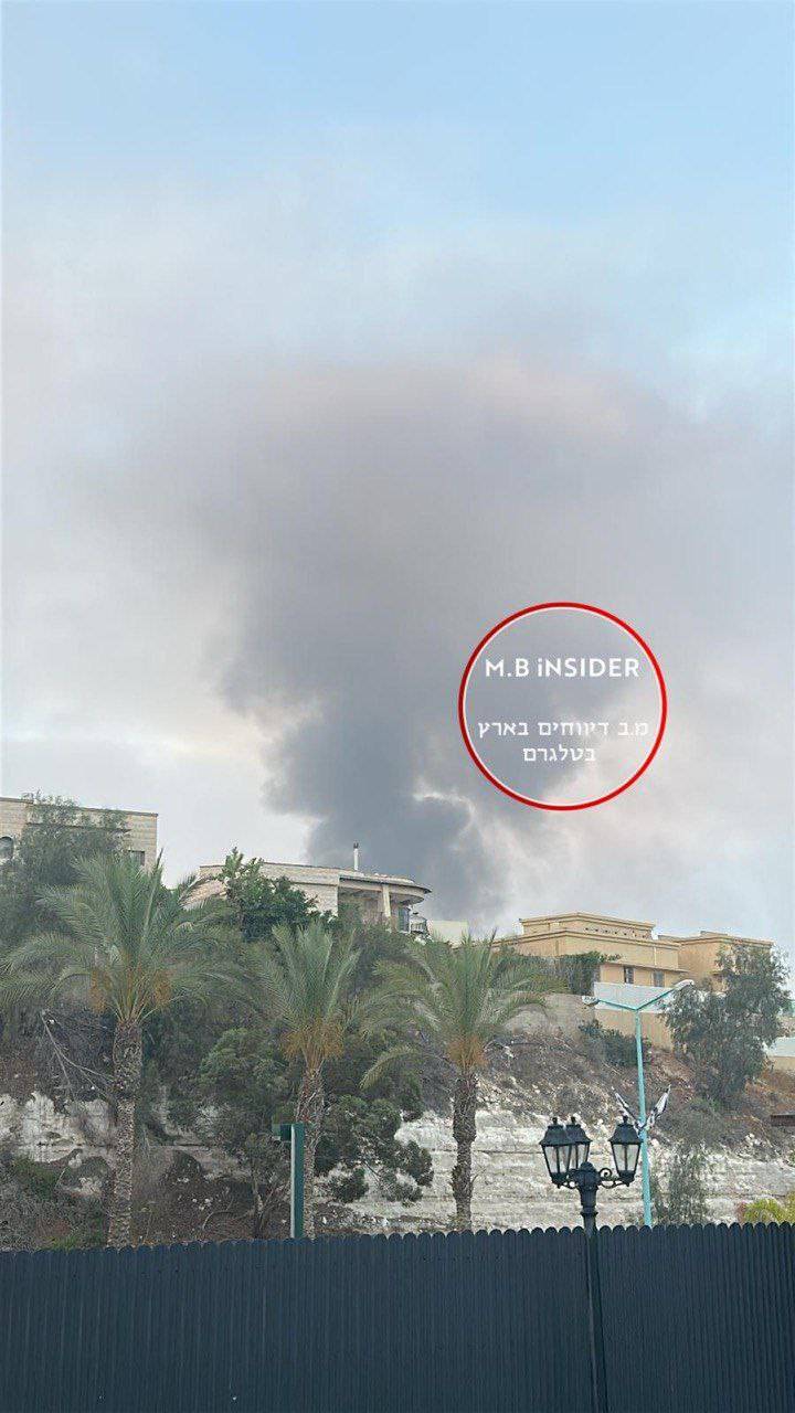 اصابت موشک ایران در اسرائیل