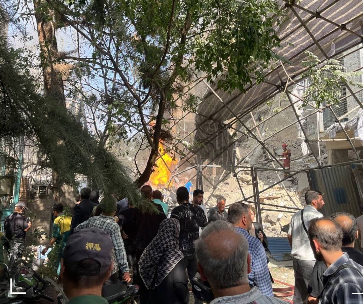 هدف قراردادن یک ساختمان دیگر در تهران