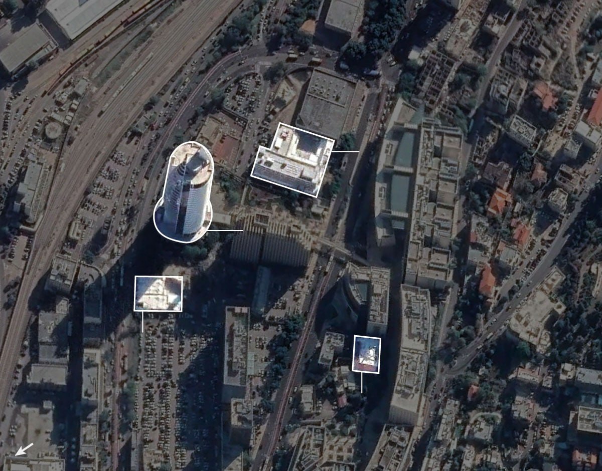 تخریب یک ساختمان در اسرائیل