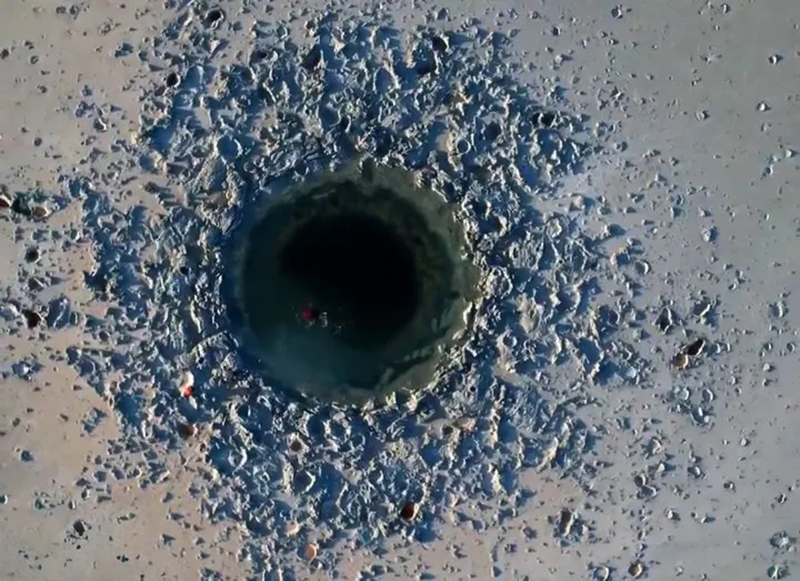 گودال مرموز دریاچه ارومیه گودال مرموز دریاچه ارومیه