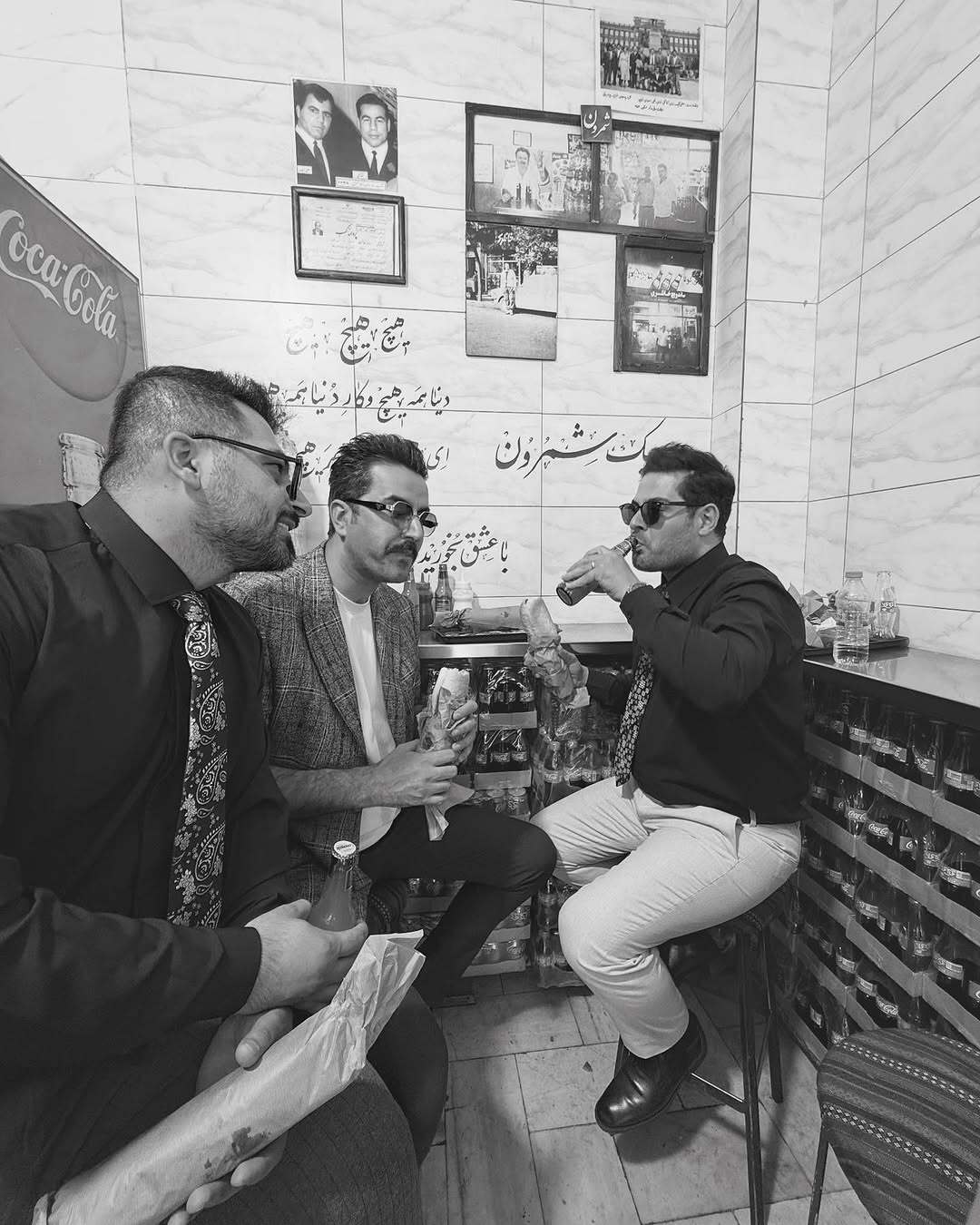 ژست خودمانی داوران شام ایرانی