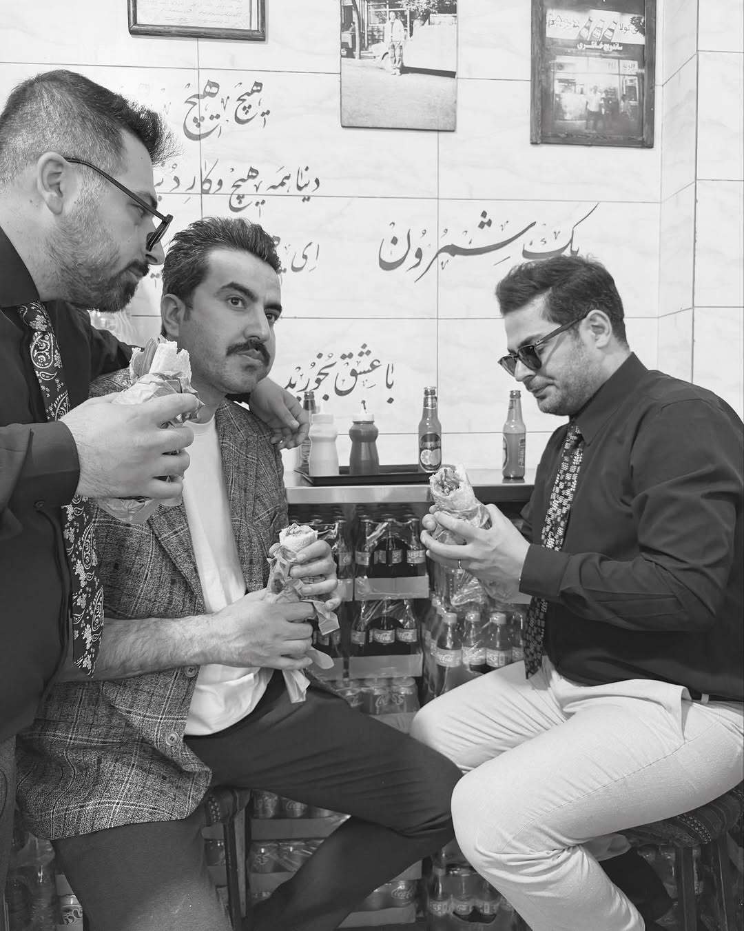 داوران شام ایرانی در یک ساندویچی