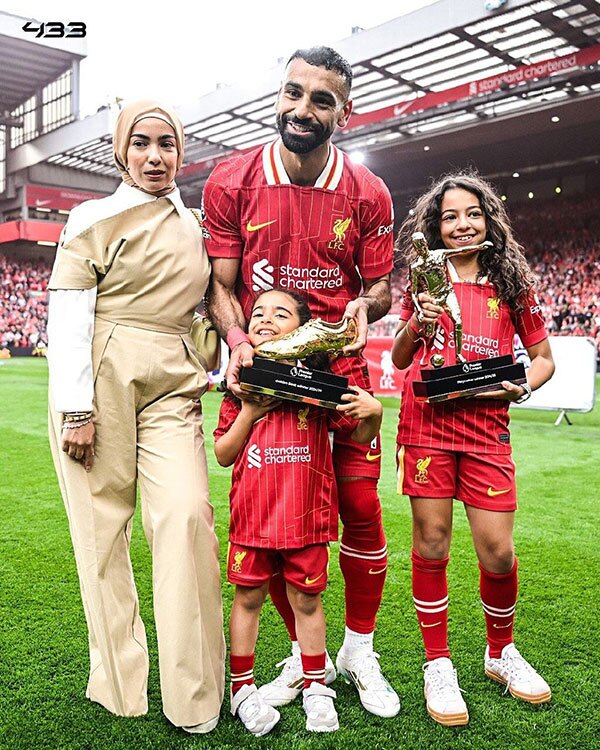 همسر و فرزندان محمد صلاح