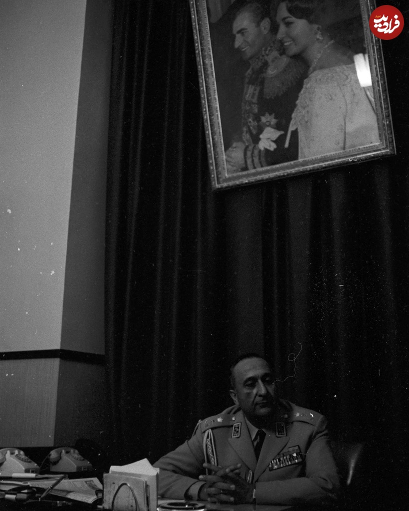 نعمت‌الله نصیری در دفتر ساواک