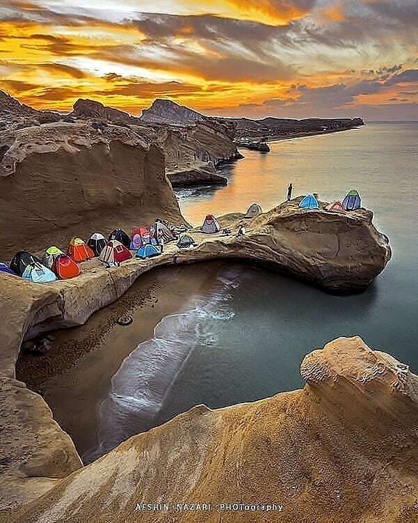 منظره شگفت انگیز از عسلویه