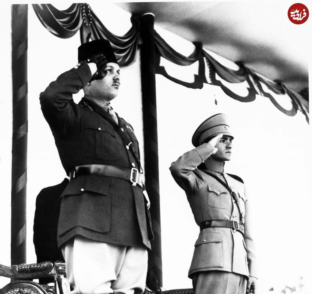 ژست نظامی محمدرضا پهلوی