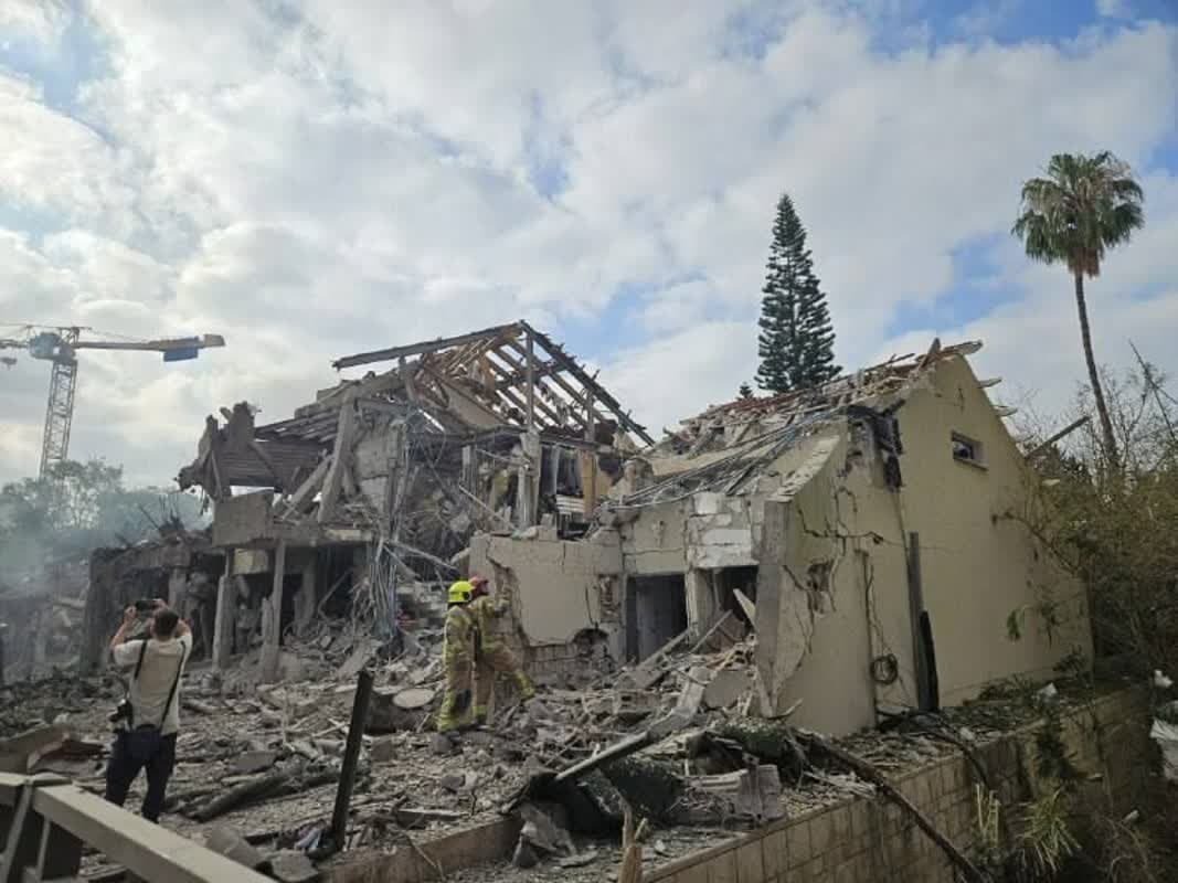ویرانی گسترده در تل‌آویو