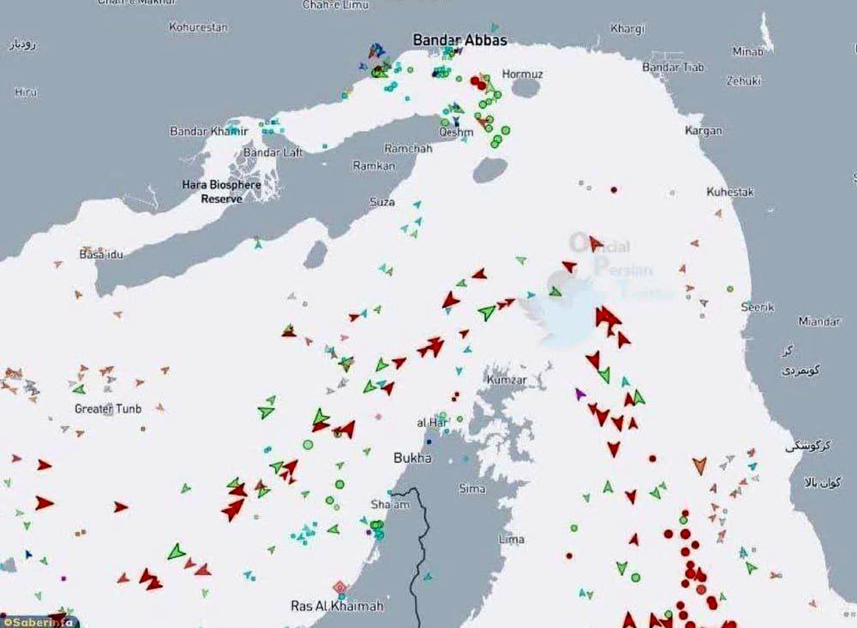 فرار نفتکش‌ها از تنگه هرمز
