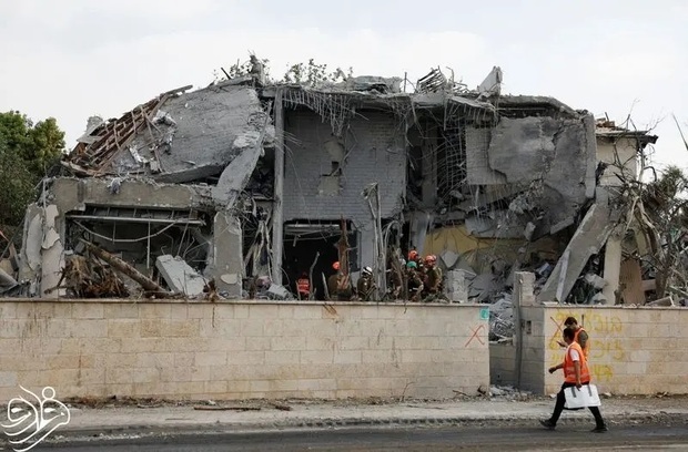 حجم تخریب موشک‌های ایران در حمله صبح امروز