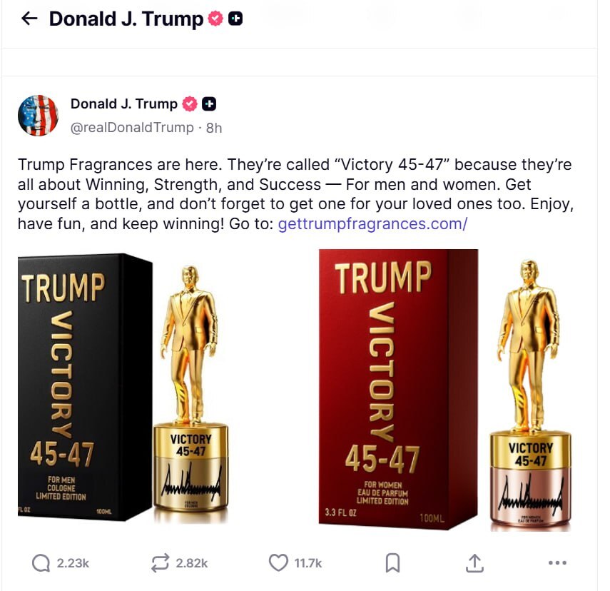 عطر دونالد ترامپ