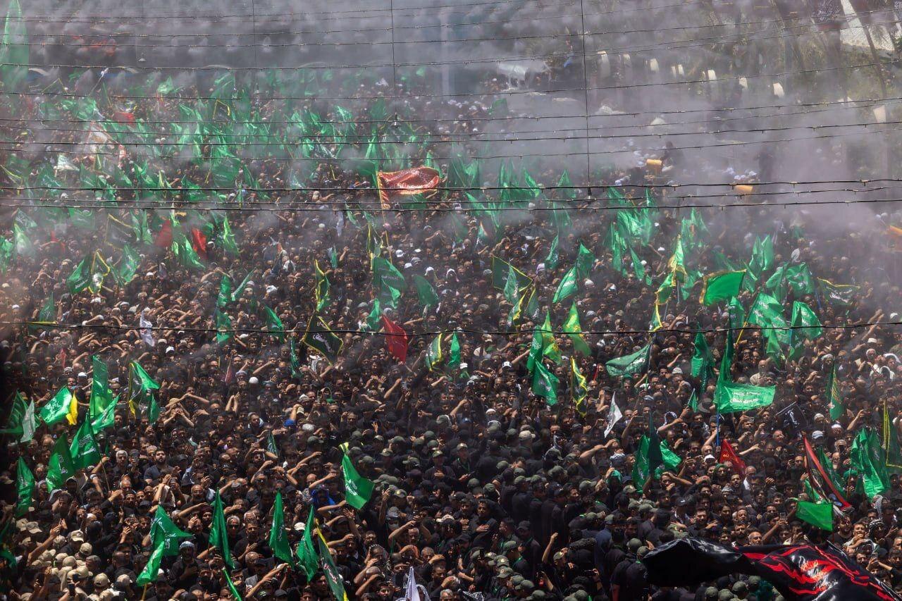 حرکت دسته عزاداری طویریج در کربلا