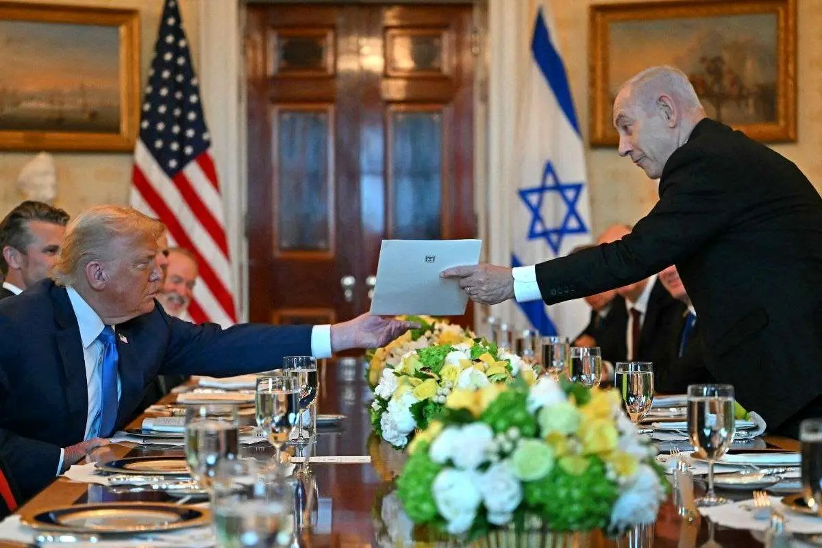 دونالد ترامپ و نتانیاهو