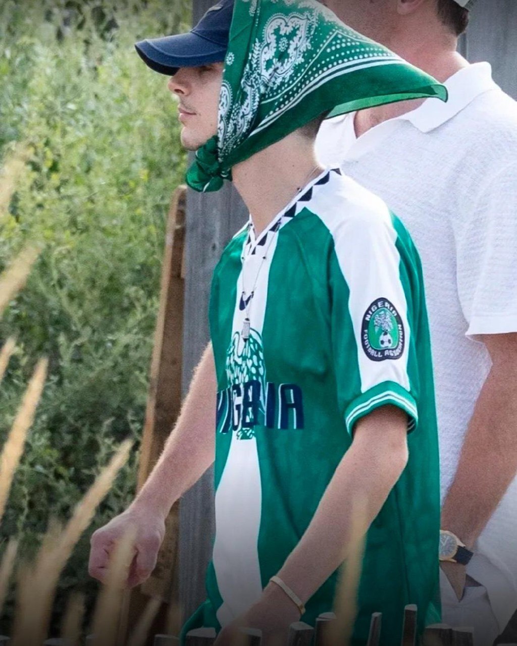 تیموتی شالامی با مینی اسکارف زنانه