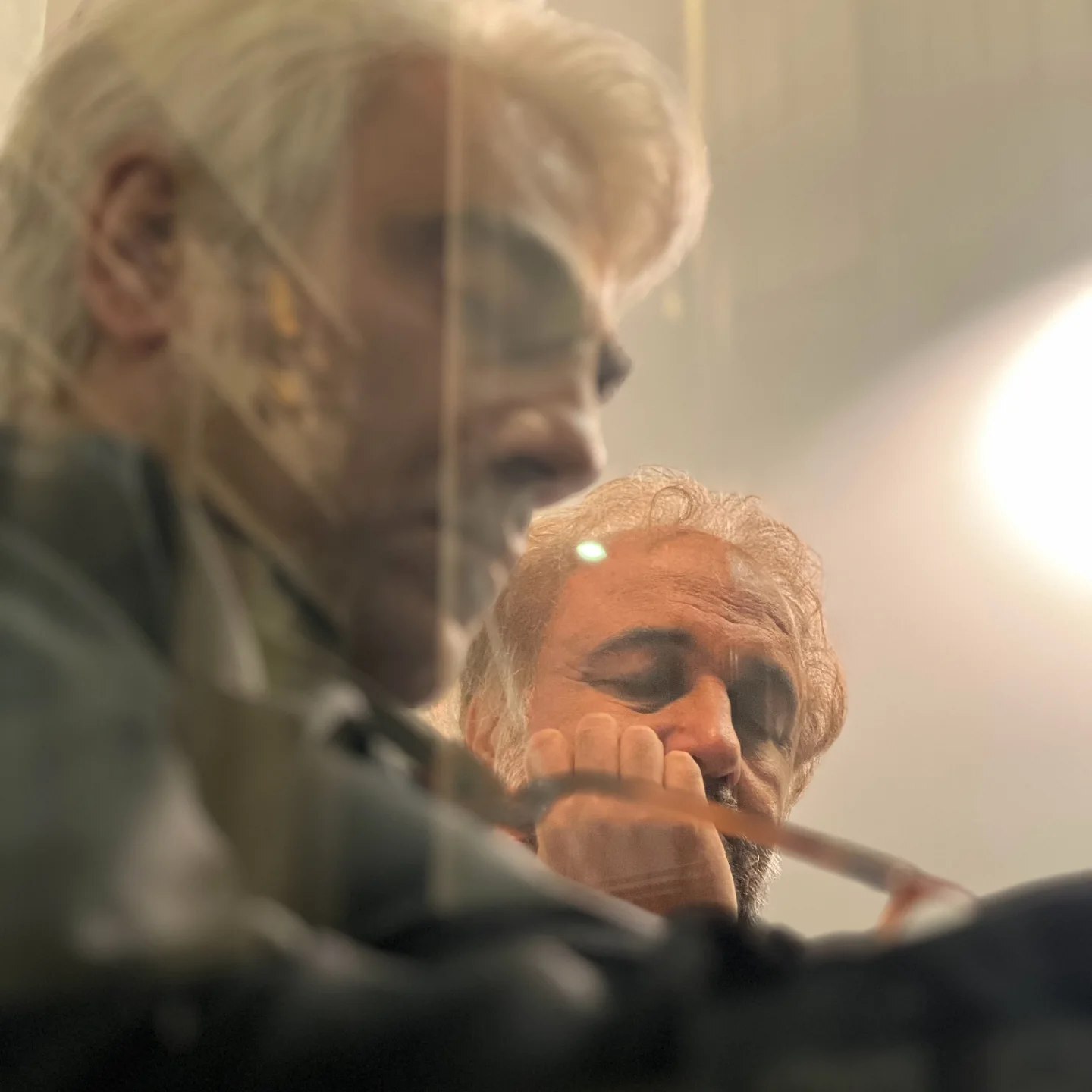 بهزاد خلج و رضا عطاران با گریم خاص