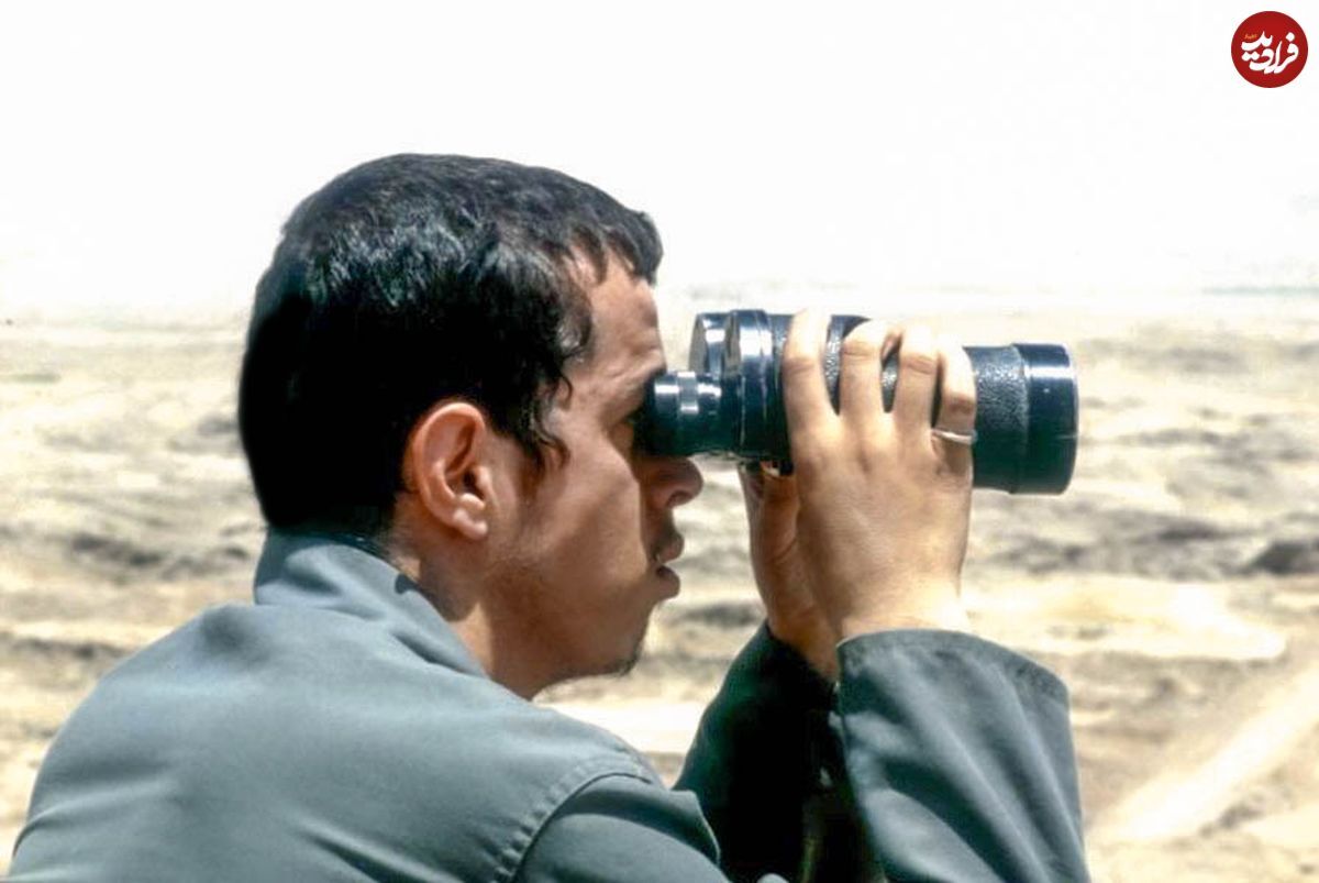 ژست جالب حسن باقری