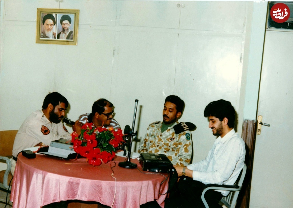 امیر دریادار سیاری با لباس تکاوری