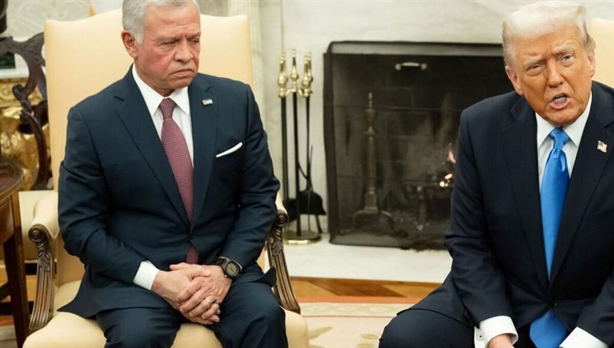 پادشاه اردن و ترامپ