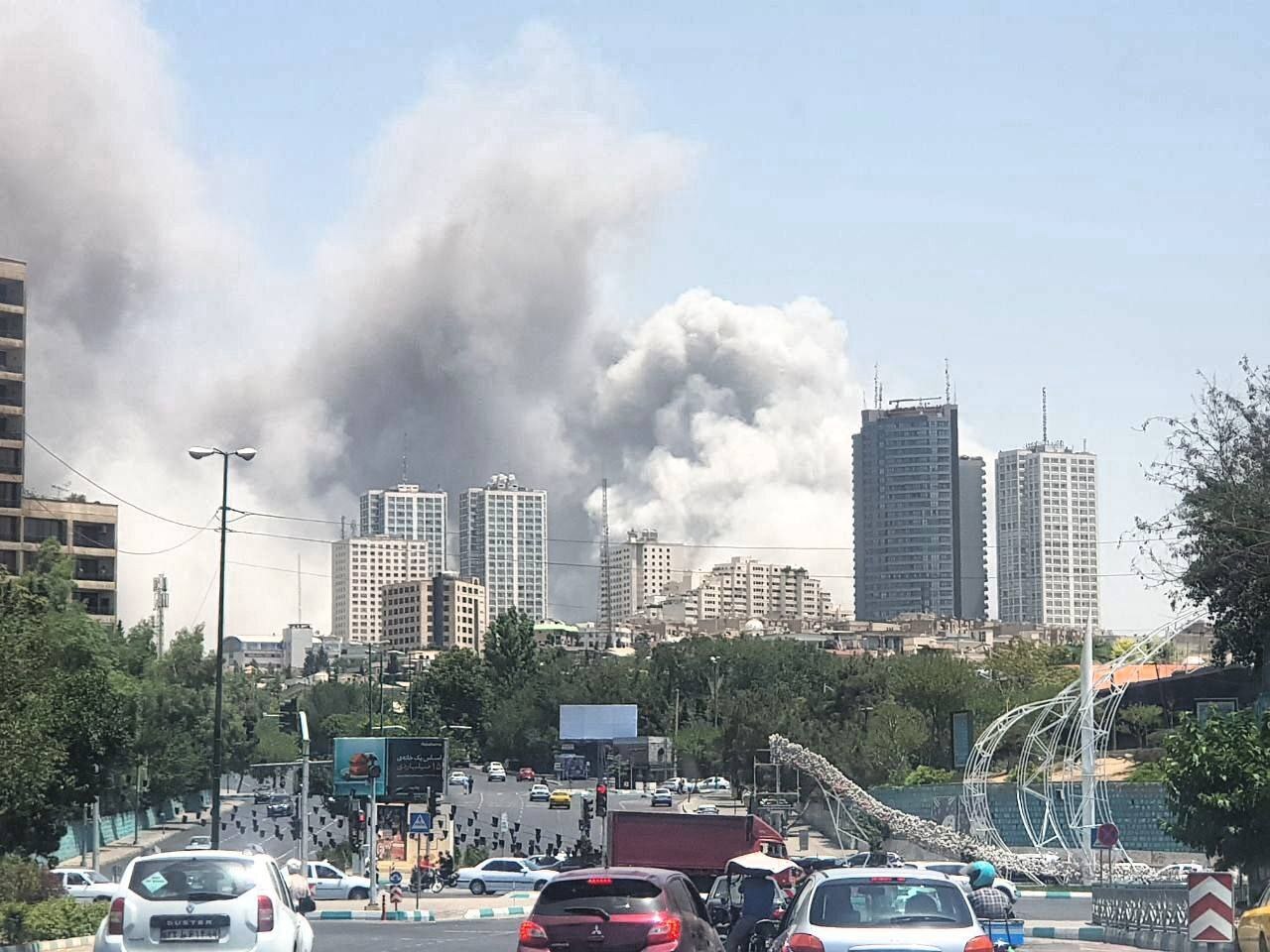 انفجار حوالی میدان صنعت تهران