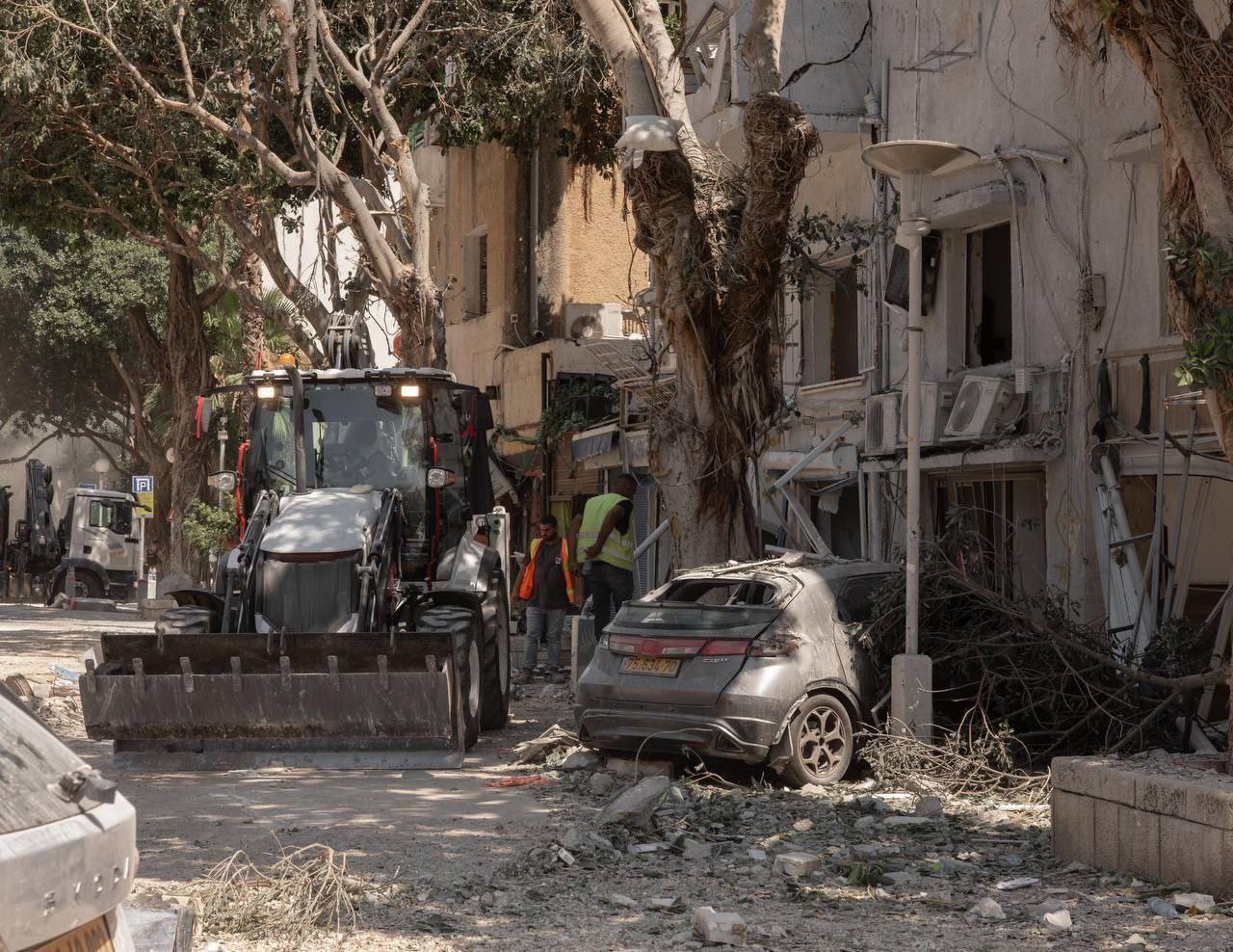 برخورد موشک‌های ایرانی