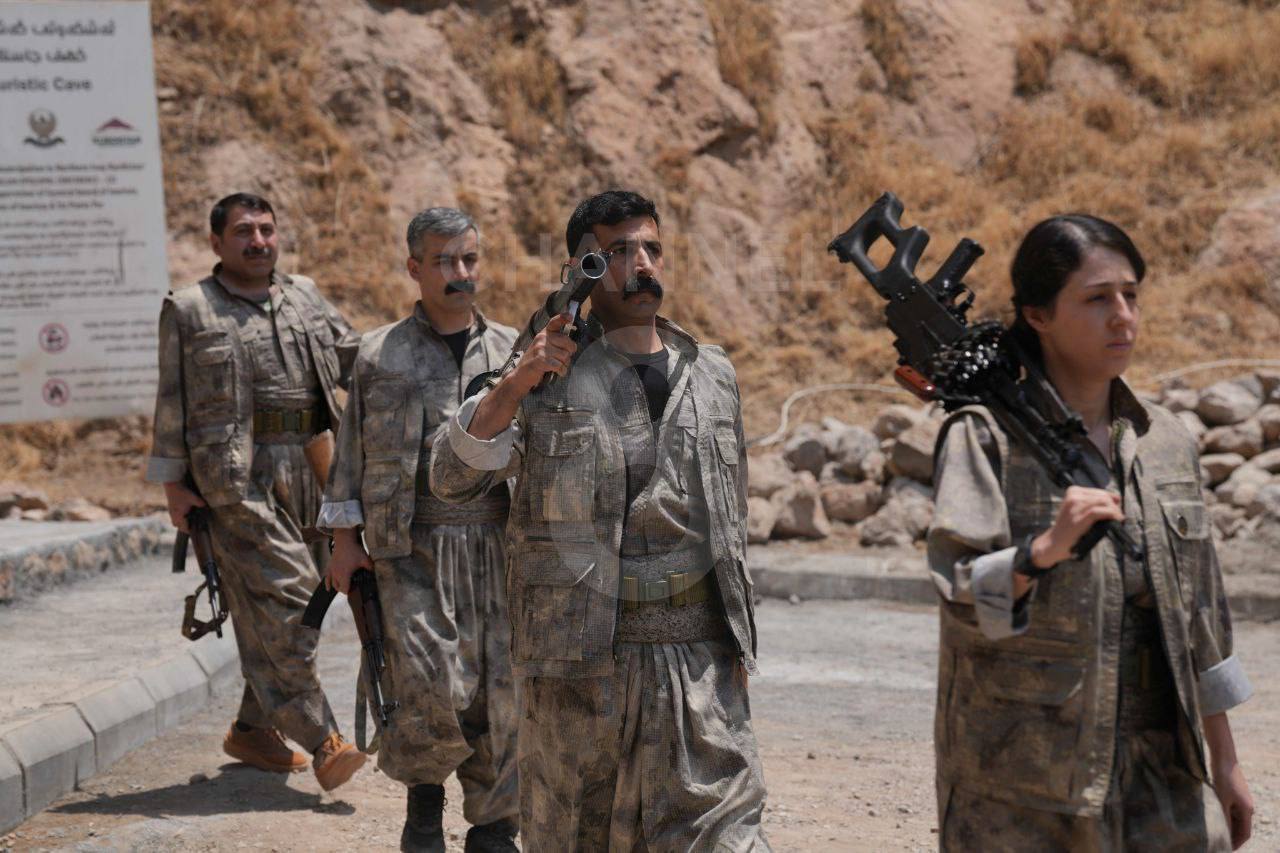 امحای سلاح توسط عناصر پ. ک. ک