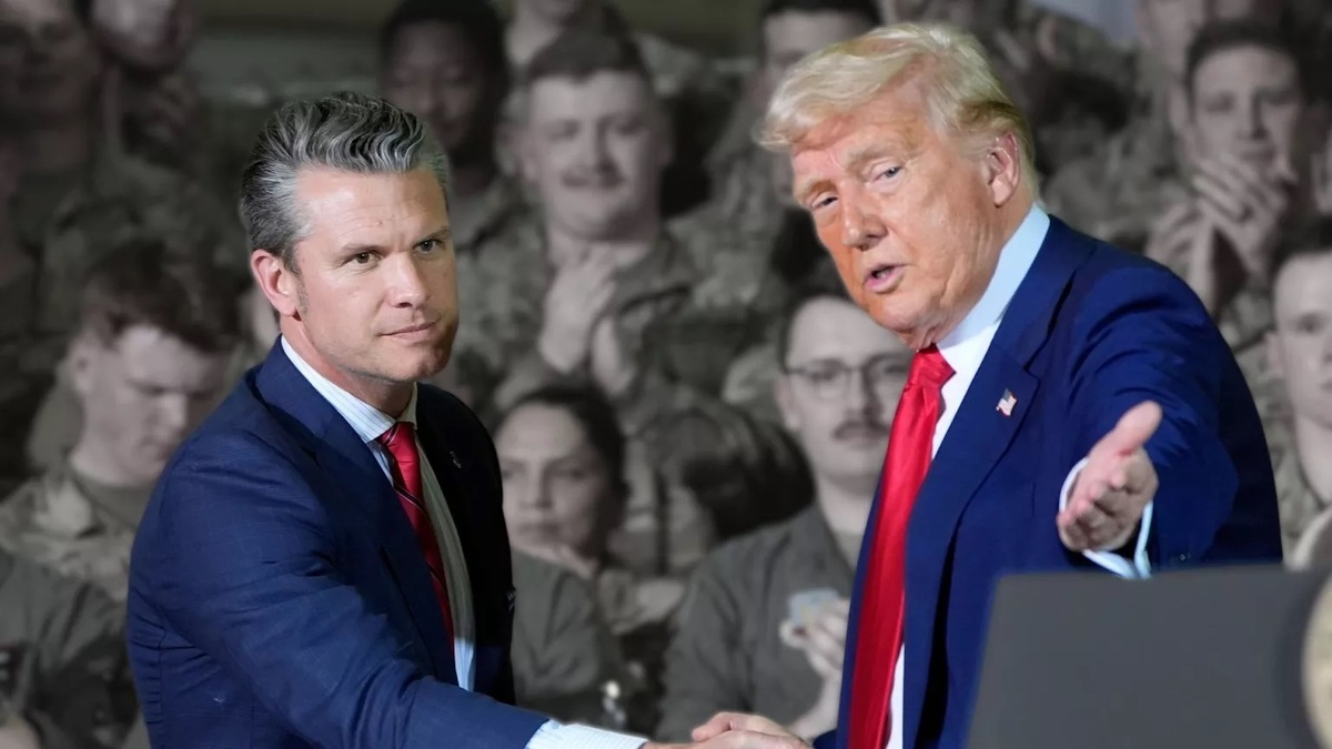 ترامپ و هگست