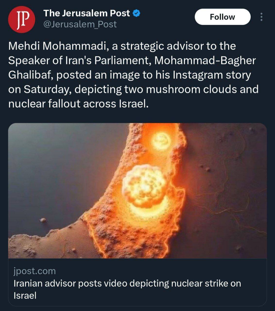 استوری مشاور قالیباف