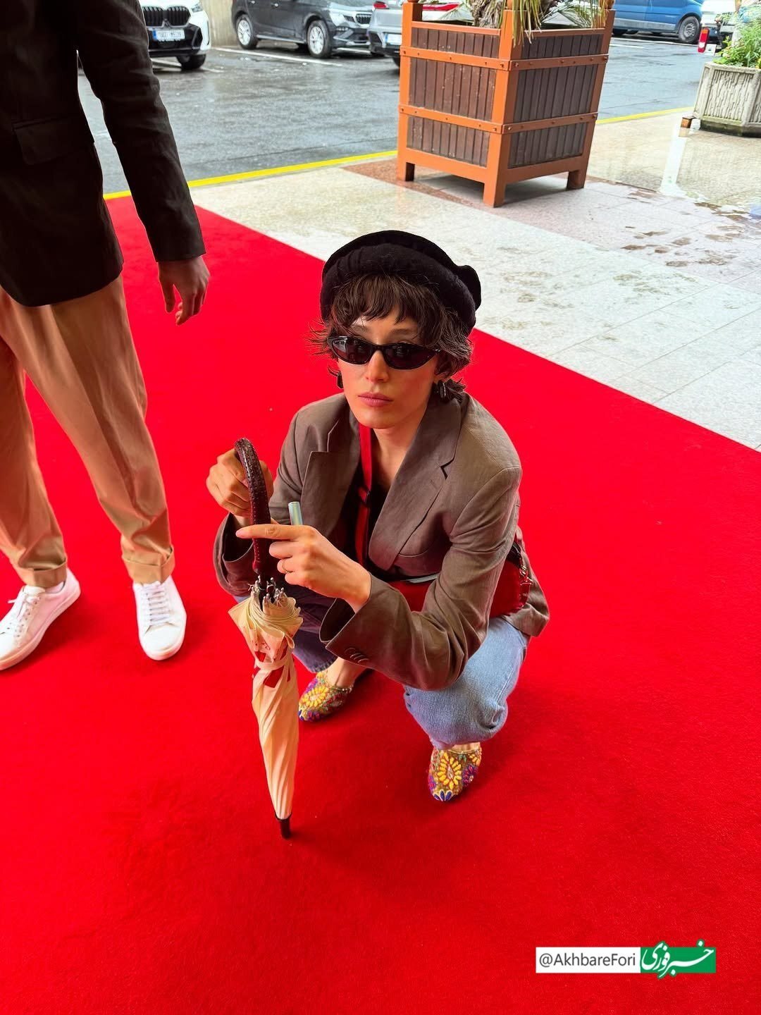 ژست عجیب فرشته حسینی