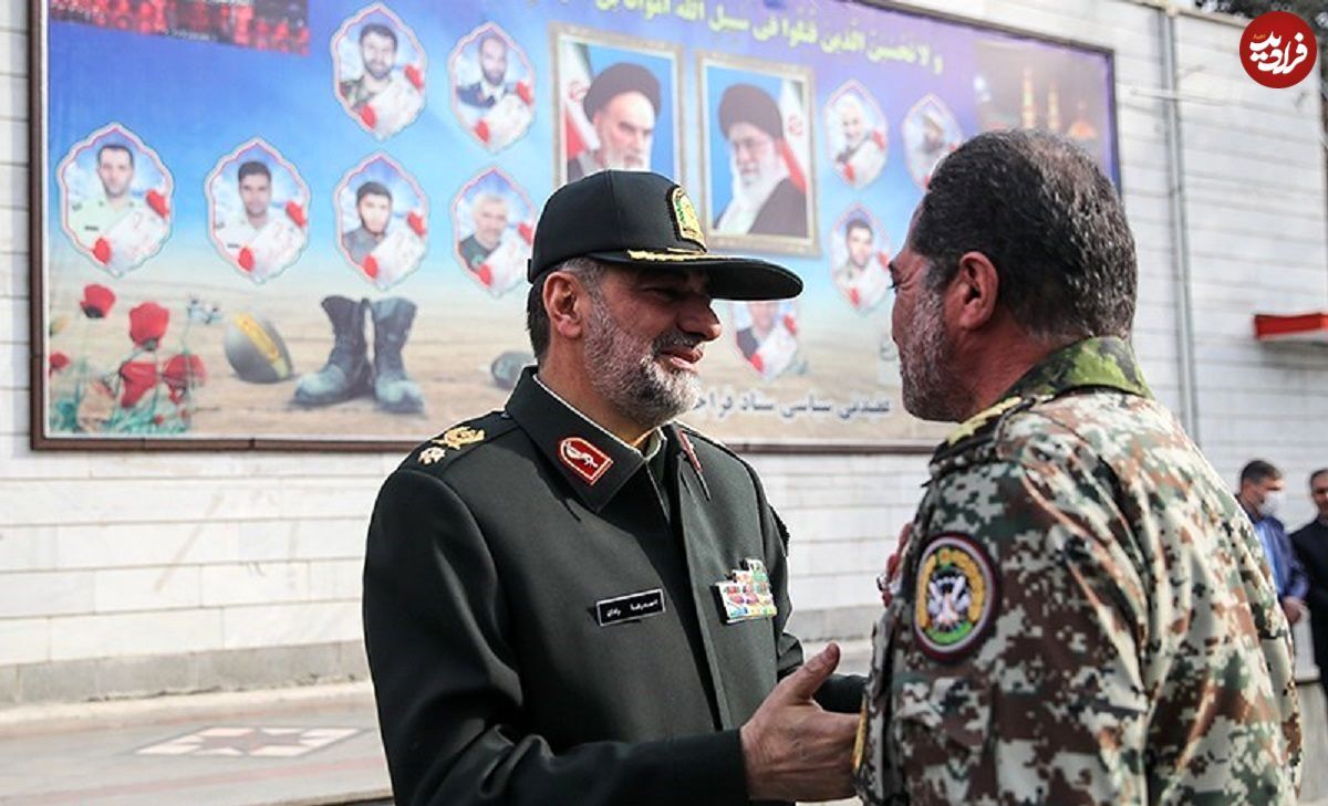 سردار رادان با لباس نظامی