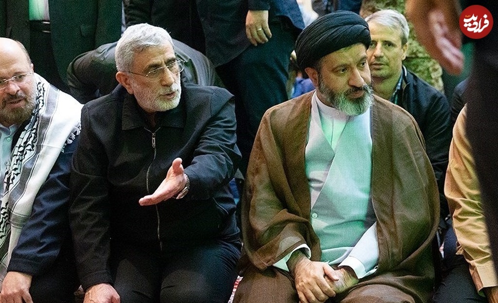 سردار قاآنی و سیدمسعود خامنه‌ای