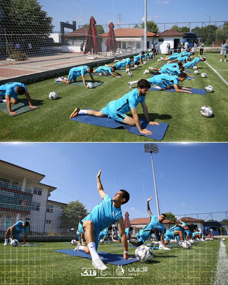 تمرین بازیکنان استقلال