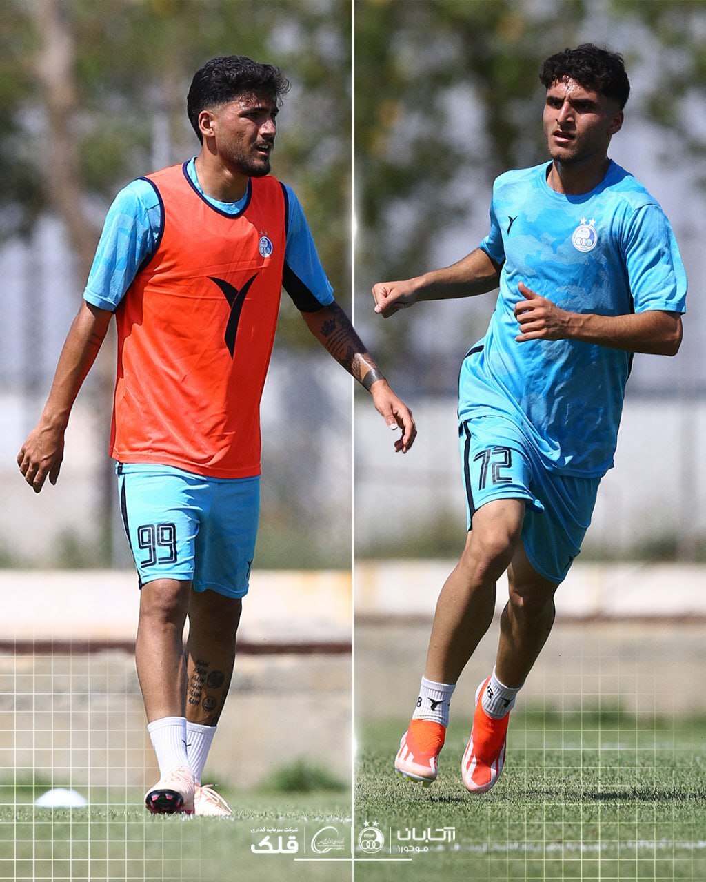 تمرین بازیکنان استقلال