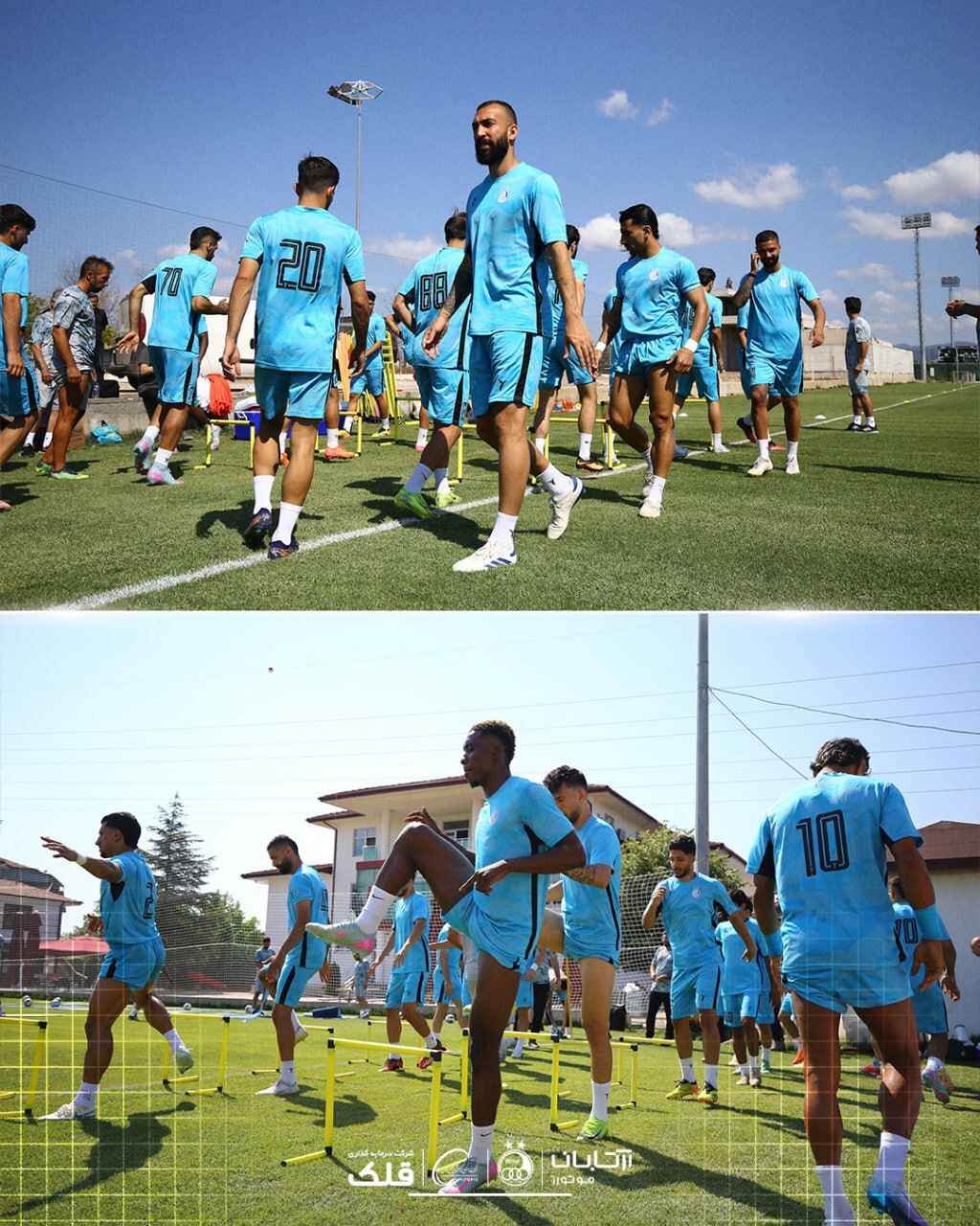 تمرین بازیکنان استقلال