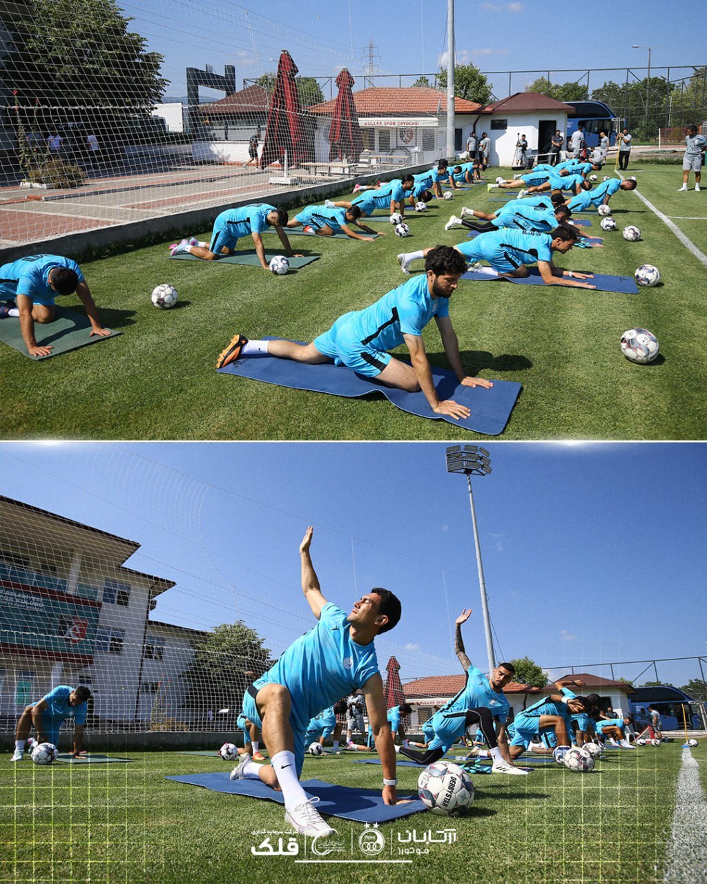 تمرین بازیکنان استقلال