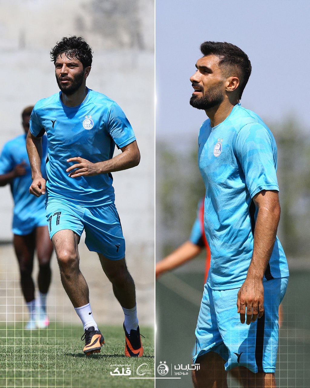 تمرین بازیکنان استقلال