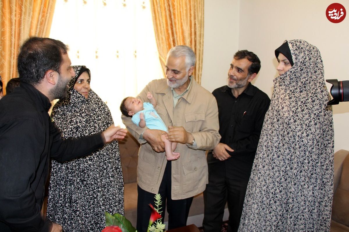 سردار سلیمانی و خانواده