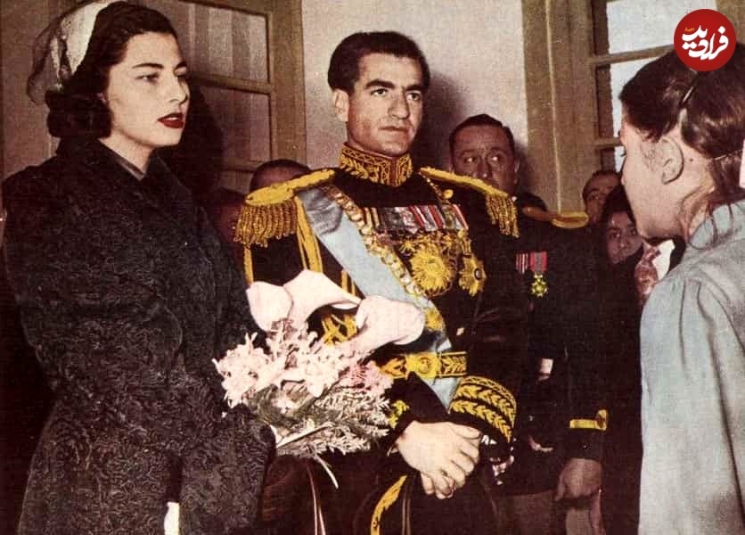 استایل اروپایی محمدرضا پهلوی و ثریا
