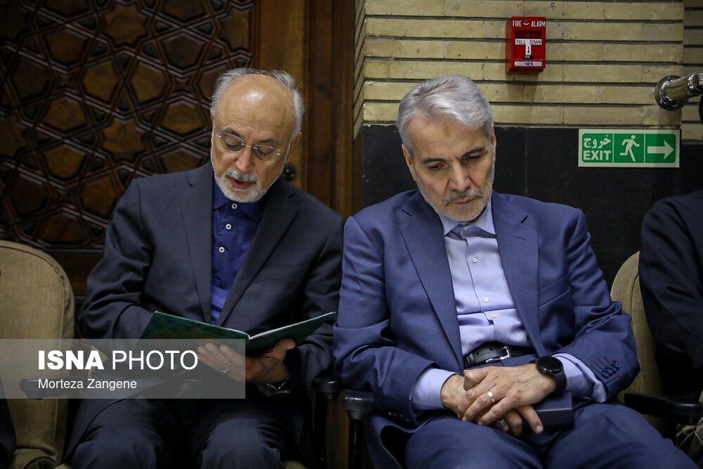 حضور پزشکیان در مراسم یادبود حسین طیب‌نیا