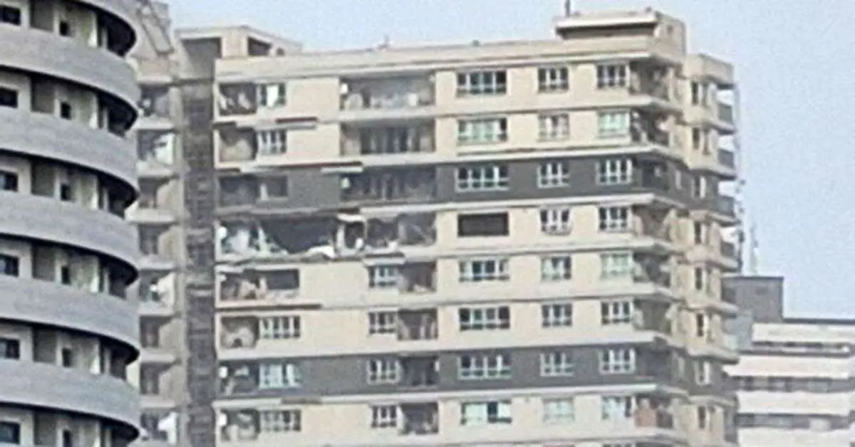 انفجار‌ یک ساختمان