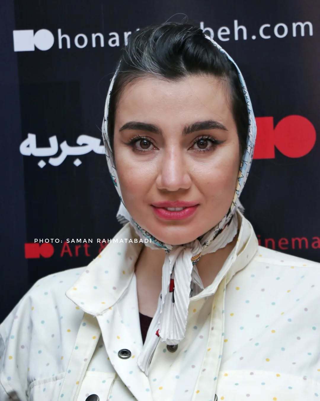 خاطره حاتمی با مدل موی خاص