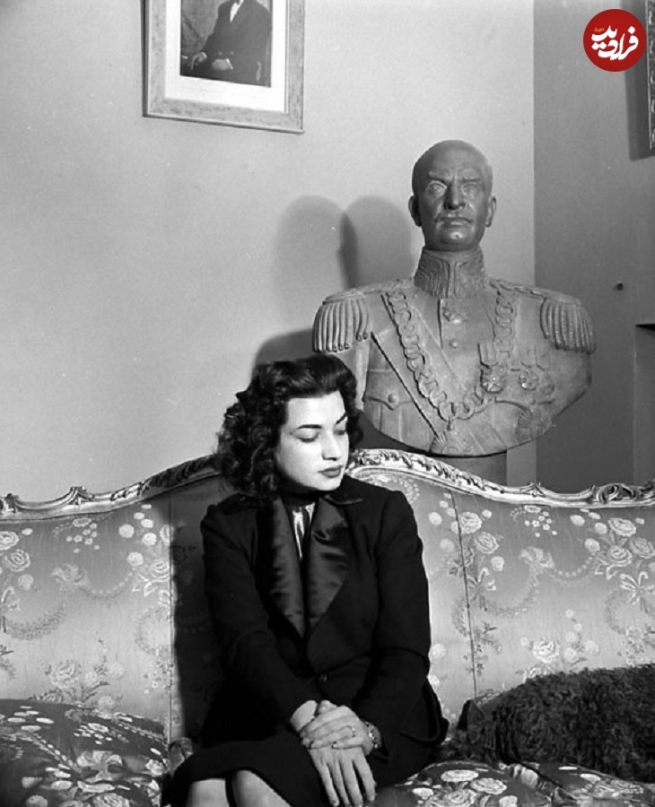 چهره غمگین اشرف پهلوی