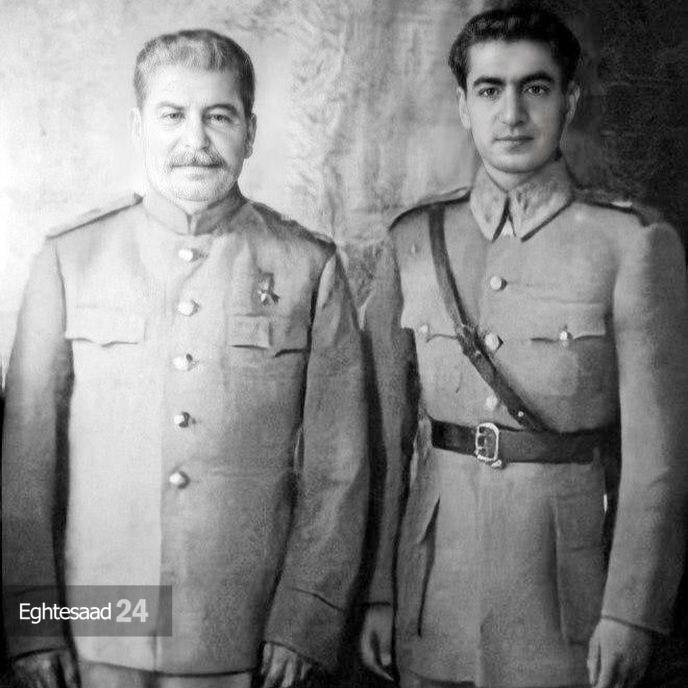 چهره جوان محمدرضا شاه پهلوی