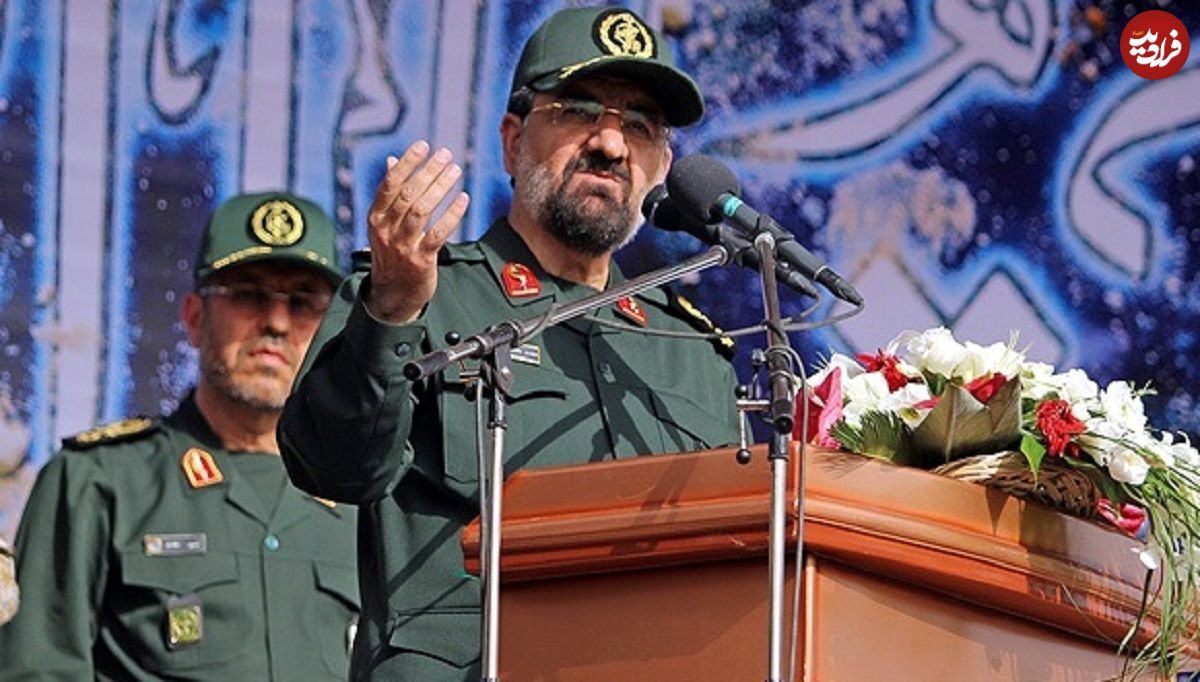 محسن رضایی در یک سخنرانی