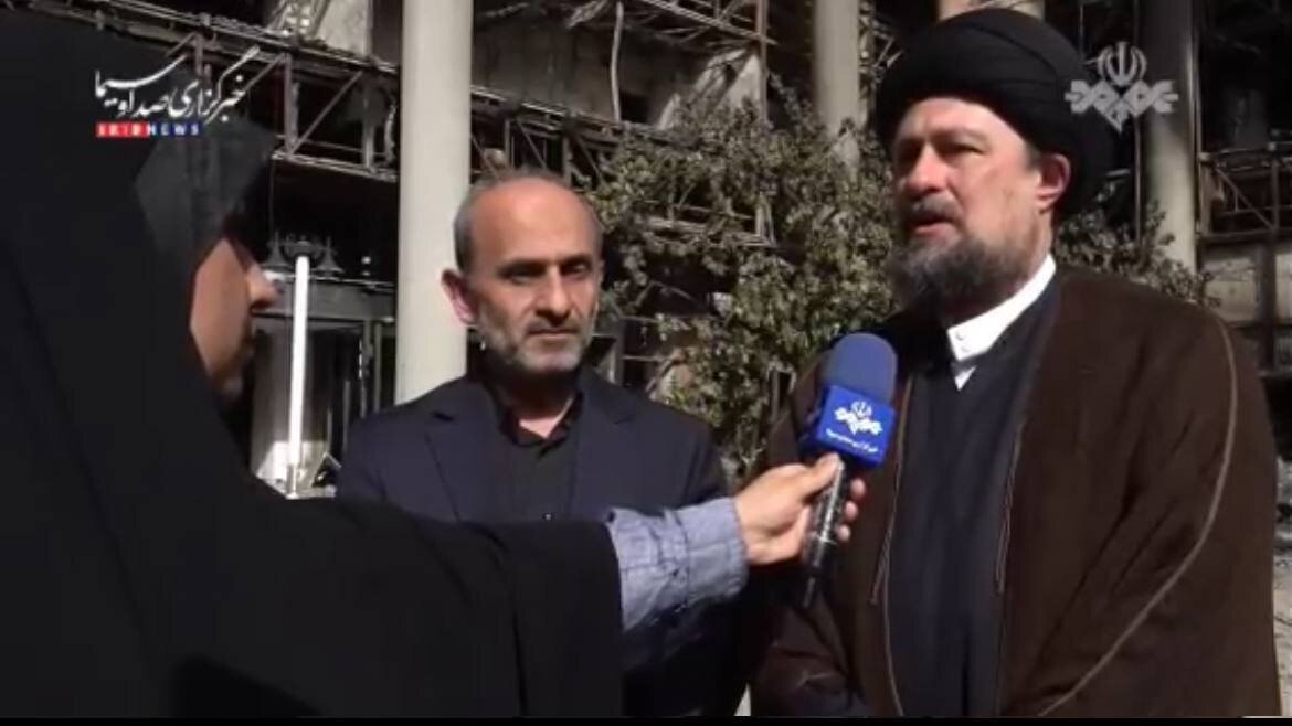 بازدید سیدحسن خمینی از صداوسیما