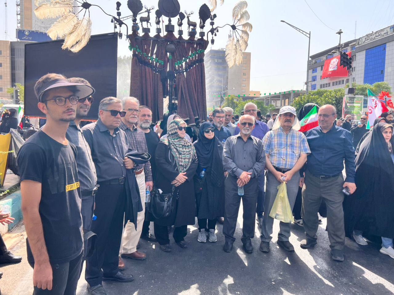 فعالان سیاسی اصلاح طلب در مراسم تشییع شهدا