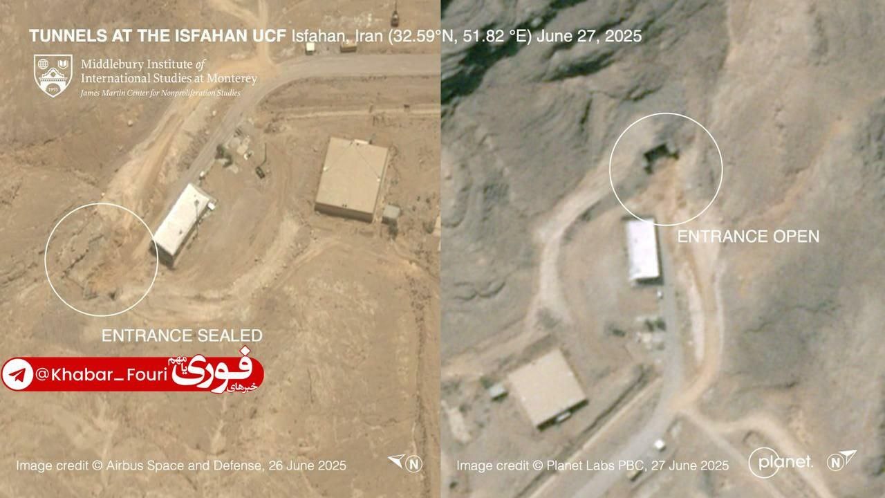 ساخت و ساز و خاکبرداری گسترده در سایت هسته‌ای فُردو