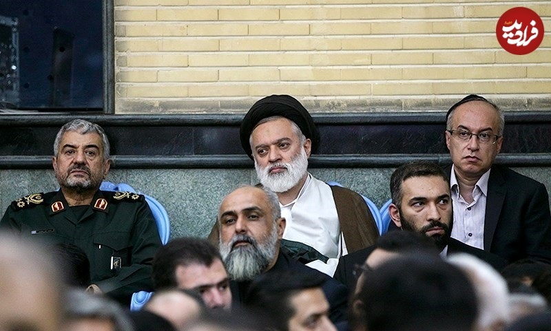 مصطفی خامنه‌ای و سردار جعفری