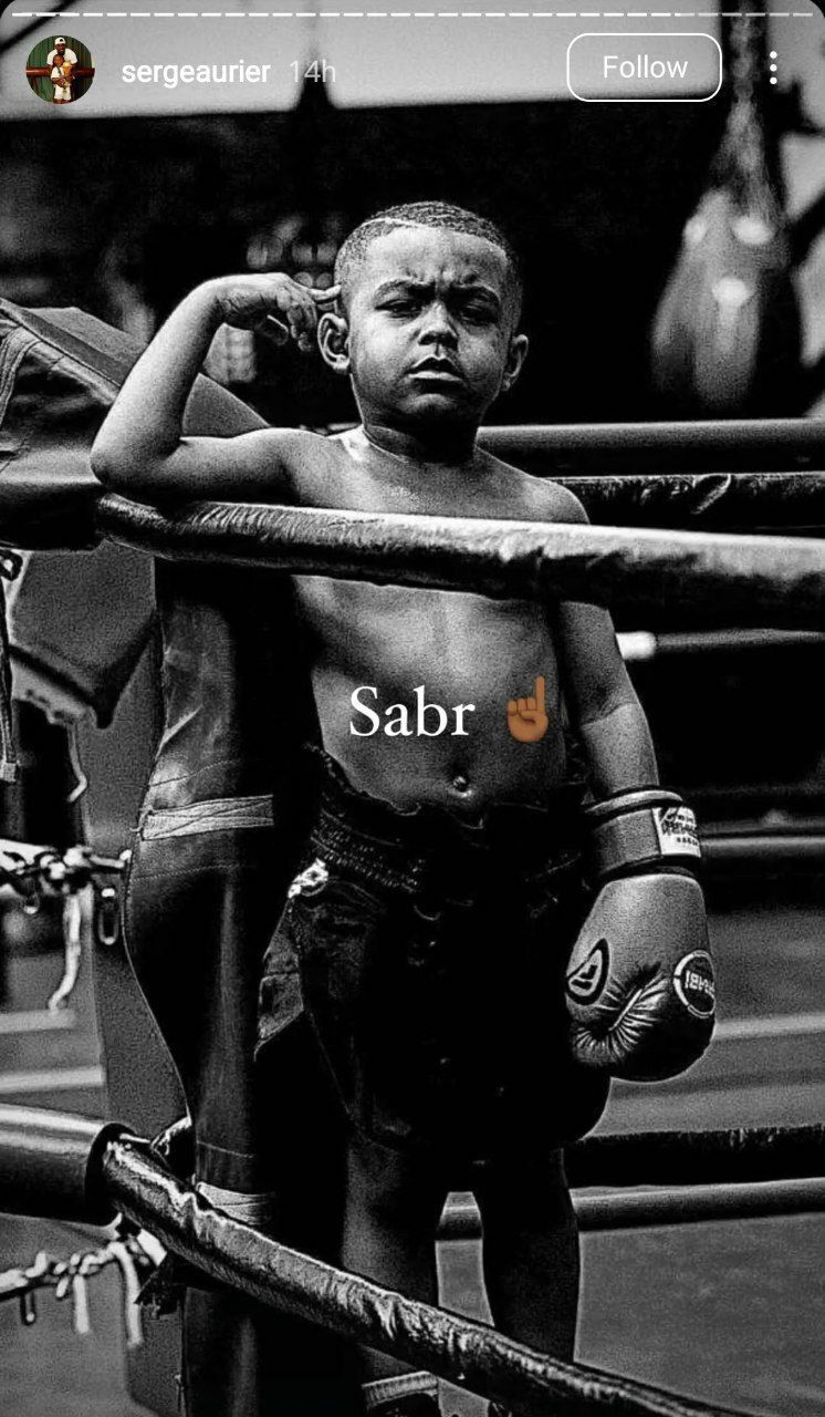 عکس/ استوری سرژ اوریه، مدافع جدید پرسپولیس به زبان فارسی