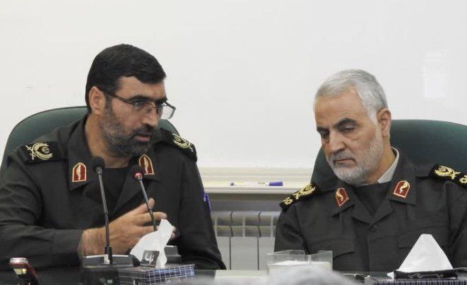 چهره متفکرانه سردار سلیمانی